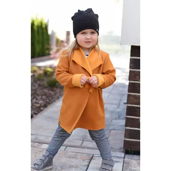 Dámský svetr hořčicový zavinovací kardigan