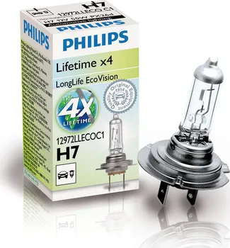 Autožárovka Philips LongLife EcoVision 12972LLECOC1 H7 PX26d 12V 55W