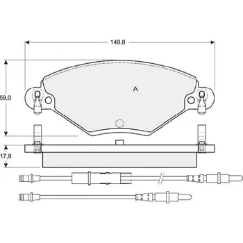 Auto-moto Sada brzdových destiček STARLINE