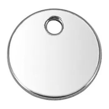 Přívěsek Šperky4U Ocelový přívěšek - mini kolečko 8 mm s otvorem - OK1158-08