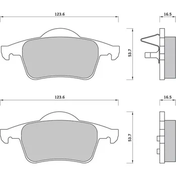 Autodíl Sada brzdových destiček STARLINE