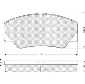 Brzdová destička Sada brzdových destiček STARLINE