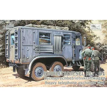 Plastikový model IBG 1/35 EINHEITSDIESEL Heavy Telephone Exchange Van