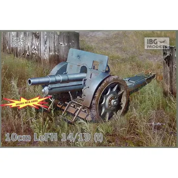 Plastikový model IBG 1/35 10cm LeFH 14/19 (t) w/ metal barrel