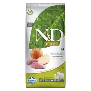 Krmivo pro psa N&D PRIME DOG Adult M/L Boar & Apple 3x12kg