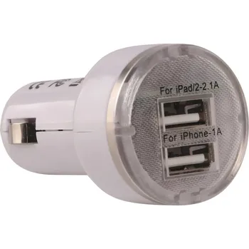 Nabíječka autobaterie Nabíječka CL 12V, 2x USB, 2.1A CARFACE