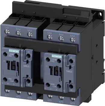 modulární přístroj a rozvaděč 3RA2335-8XB30-1NB3 reverzační kombinace AC-3, 18,5kW/400V, AC/DC 20-33V, 2 NO integr., Siemens