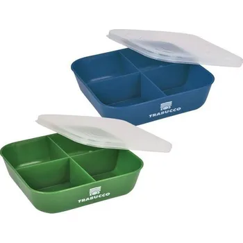 Trabucco Bait Box 4div Verde Pouzdro na rybářské vybavení Trabucco Bait Box 4div Verde