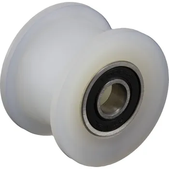 Pojezdové kolečko Plastová kladka s plochou drážkou C45/24L/10