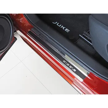 Auto-moto Prahové lišty Nissan Juke II 2020- • nerez s karbonem • Alu-Frost