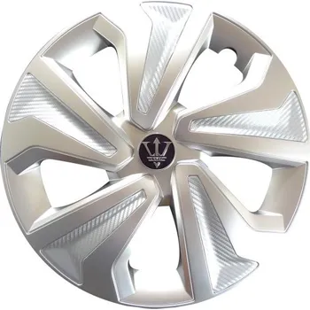 Poklice na kolo Kryty kol EVO KANGO 14", stříbrné - sada 4ks