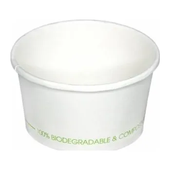 Jednorázové nádobí Papírový kelímek na polévku 350ml (50ks) GreenWare