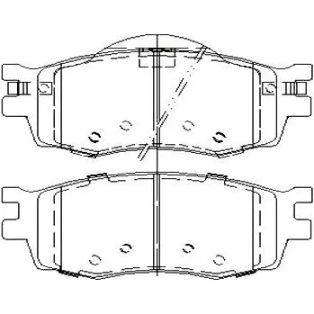 Brzdový systém Sada brzdových destiček STARLINE