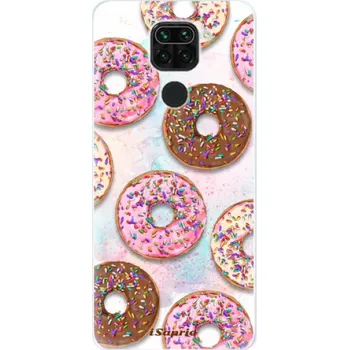 Pouzdro na mobilní telefon Silikonové pouzdro iSaprio - Xiaomi Redmi Note 9 - Donuts 11 (Odolný silikonový kryt, obal, pouzdro iSaprio - Xiaomi Redmi Note 9 - Donuts 11 - skvělá ochrana a pružnost, stylový UV potisk, lehkost, tiskne se v České republice)