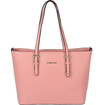 Kabelka Dámská růžová kabelka Flora & Co 9126 (Moderní dámská kabelka Flora & Co)