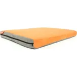 Matrace Aminela - 120x80x10cm Half and Half šedá/oranžová