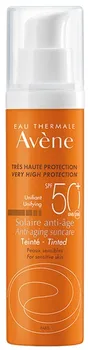 Přípravek na opalování Avène Sun Sensitive tónující ochranný krém SPF 50+ 50 ml