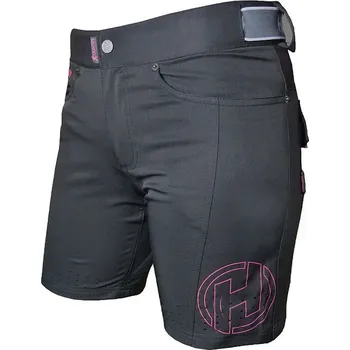 Cyklistické kalhoty Dámské kraťasy - Amazon - černá/růžová L