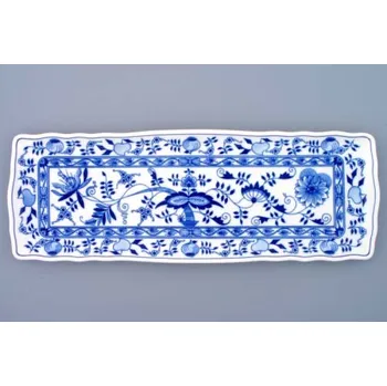 Cibulák Dubí Podnos čtyřhranný - cibulový porcelán 10090