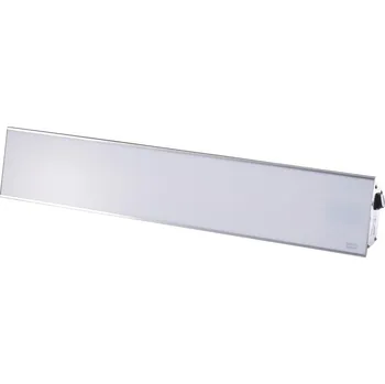 Infrazářič Infrazářič BURDA Relax Glass 2200 W stříbrný kryt, bílé sklo SOMFY (BURDA IOBRELG2200-3W)