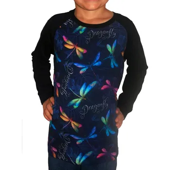 Dívčí tričko dosupliku Dívčí tričko vážky na modré 158