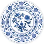 Cibulák Dubí Talíř klubový - cibulový porcelán 10045, ø 30 cm