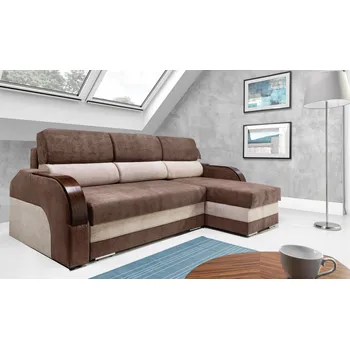 Sedací souprava Nábytek Pyramida, s.r.o. Rozkládací rohová sedačka FLINT výběr barev Potah u dekoračního pásu a opěrné části:: roh na pravé straně (viz hlavní obrázek)