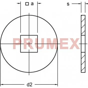 podložka Podložka pro dřevěné konstrukce DIN 440V 9,0 pozink