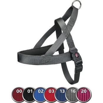 TRIXIE Postroj PREMIUM COMFORT 60-76cm/40mm (L) - béžová