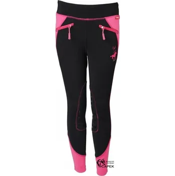 Jezdecké kalhoty Dětské legíny Red Horse -DOMINICK- - Černá - 152