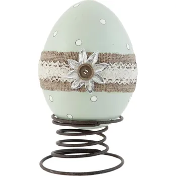 Velikonoční dekorace Dekorace vajíčko na pružině - 16*12*21 cm