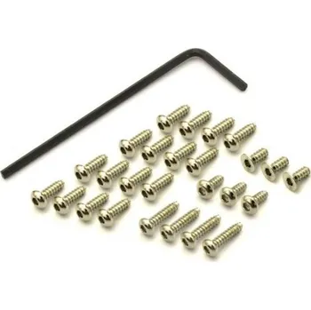 RC vybavení Kyosho Mini-Z RWD: Nickel Button HEX Screw Set (MR-03)
