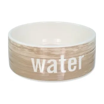 Miska pro psa Miska DOG FANTASY keramická vzor dřevo 770ml