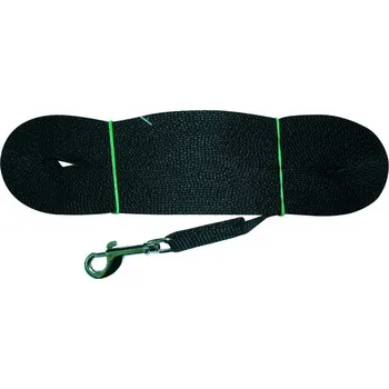 Hračka pro psa Stopovačka popruh černá šířka 20 mm, délka 6 m