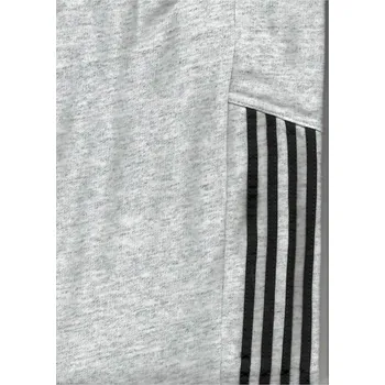 Tepláky 181703/A - melír, lampas s černým proužkem, vel. 158