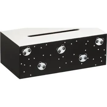 Úložný box Box na papírové kapesníčky Panda -25*13*8,5cm