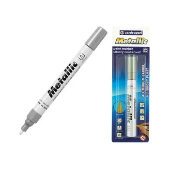 Popisovač CENTROPEN 9210 LACKMARKER stříbrný