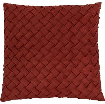 Dekorativní polštářek Vínový proplétaný polštář Rust - 43*43 cm