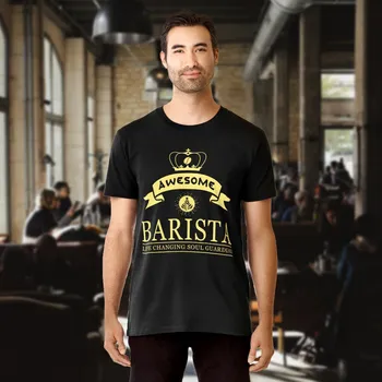 Pánská móda Tričko s potiskem Pro baristu pánské