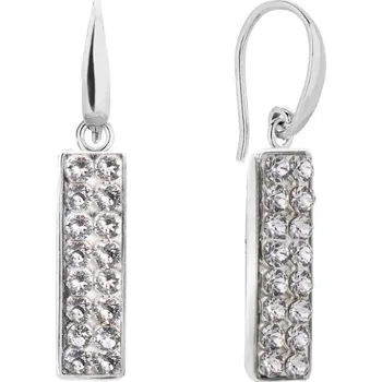 Náušnice Náušnice čiré se Swarovski Elements Glow KWFMP1C Krystal