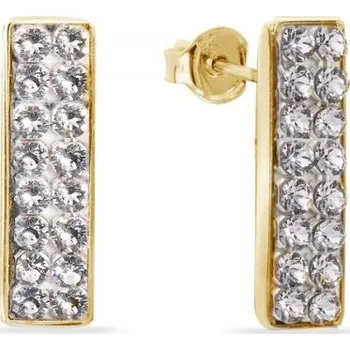 Náušnice Náušnice čiré se Swarovski Elements Radiance KGFMP1C Krystal