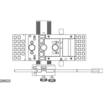 Příslušenství k oknu Vrtací šablona zámku dveří MACO