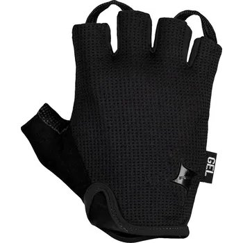 Cyklistické rukavice M - Rukavice cyklo TUNE černé, krátké R2