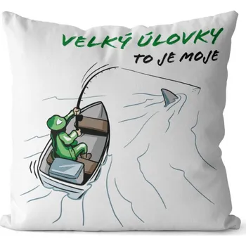 Dekorativní polštářek Polštář Velký úlovky (Velikost: 40 x 40 cm)