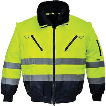 pracovní bunda Portwest Bunda BRENKLEY PILOT WINTER 3v1, různé barvy Velikost S žlutá/navy
