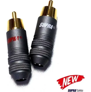 SUPRA RCA-6 S (RCA - cinch konektor s teflonovou izolací, cena za pár)