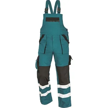 Pracovní oblečení CERVA GROUP Kalhoty MAX REFLEX WINTER lacl, různé barvy Velikost 58 zelená/černá