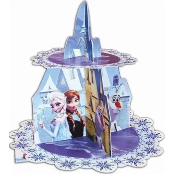 Party nádobí Procos Papírový stojan na dortíky Ledové Království Frozen