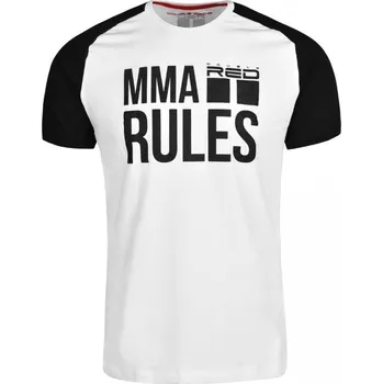Pánské tričko Double Red Tričko MMA Rules Black/White