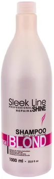 Šampon Stapiz Sleek Line Blush Blond šampon pro růžový tón vlasů